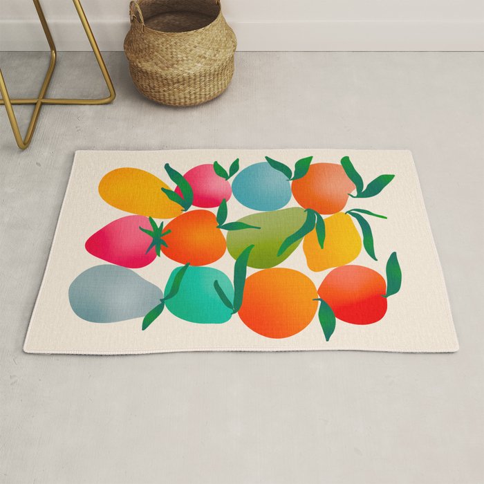 2025 BRIGHT FRUIT MARKET CALENDAR Rug