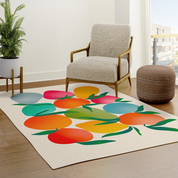 2025 BRIGHT FRUIT MARKET CALENDAR Rug