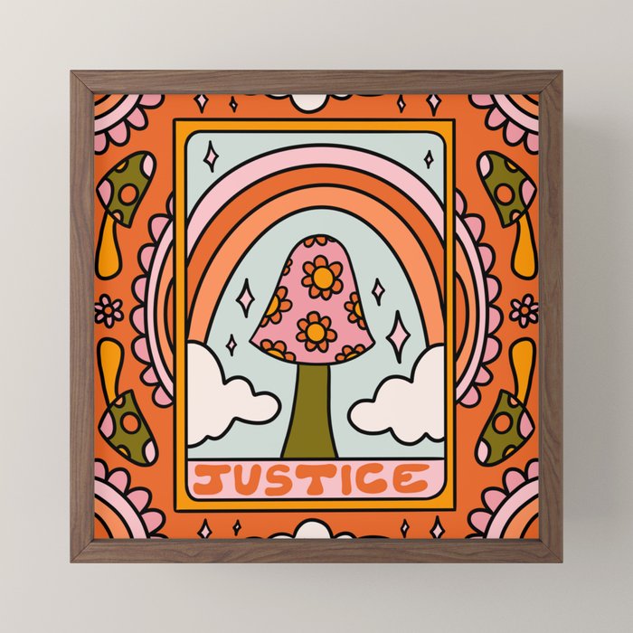 11. Justice Mushroom Mini Art Print