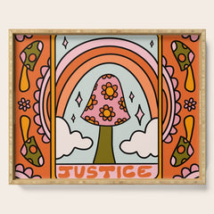 11. Justice Mushroom Serving Tray