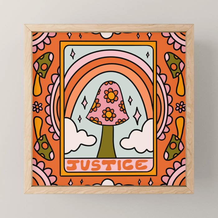 11. Justice Mushroom Mini Art Print