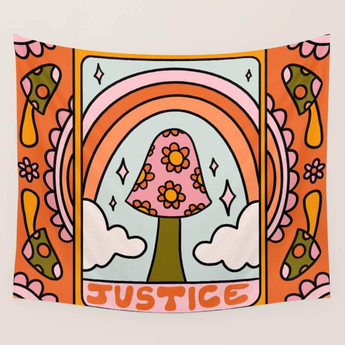 11. Justice Mushroom Wall Tapestry