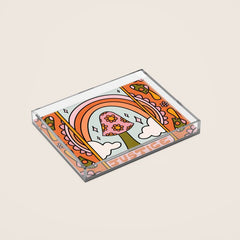 11. Justice Mushroom Acrylic Tray