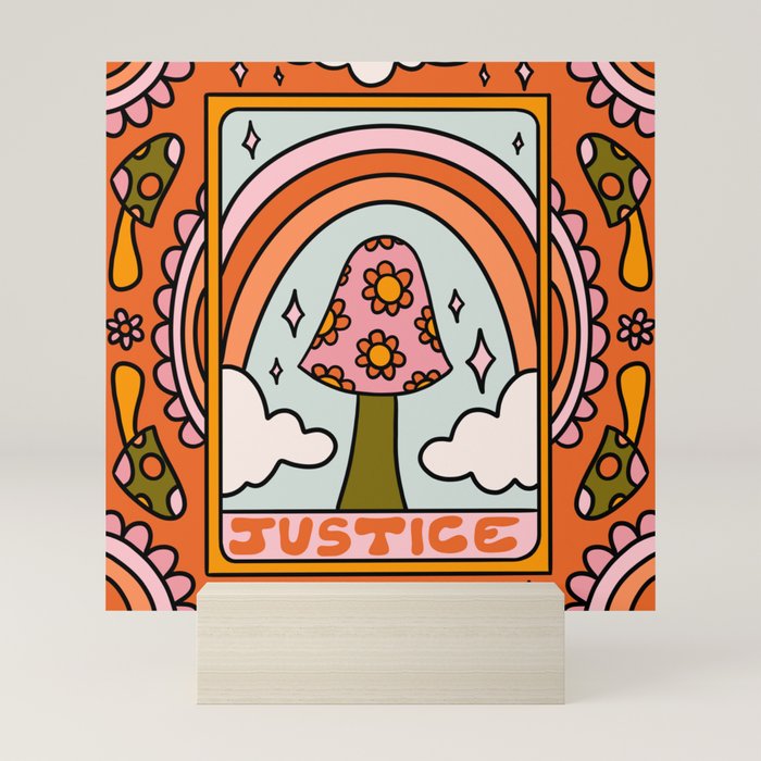 11. Justice Mushroom Mini Art Print