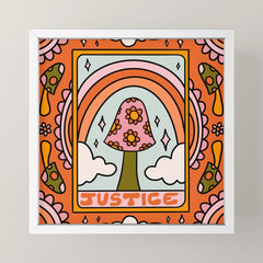 11. Justice Mushroom Mini Art Print