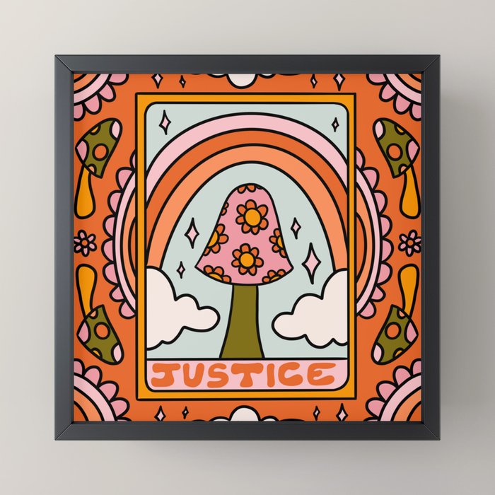 11. Justice Mushroom Mini Art Print