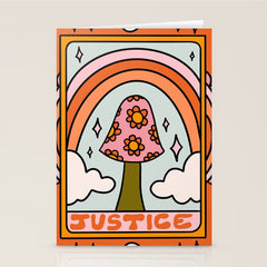 11. Justice Mushroom Stationery Card