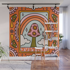 11. Justice Mushroom Wall Mural