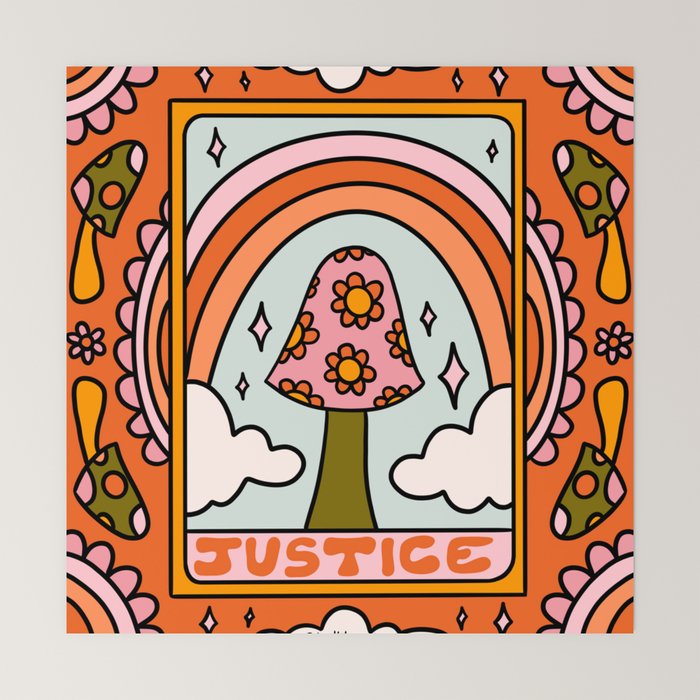 11. Justice Mushroom Mini Art Print