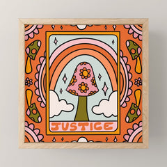 11. Justice Mushroom Mini Art Print