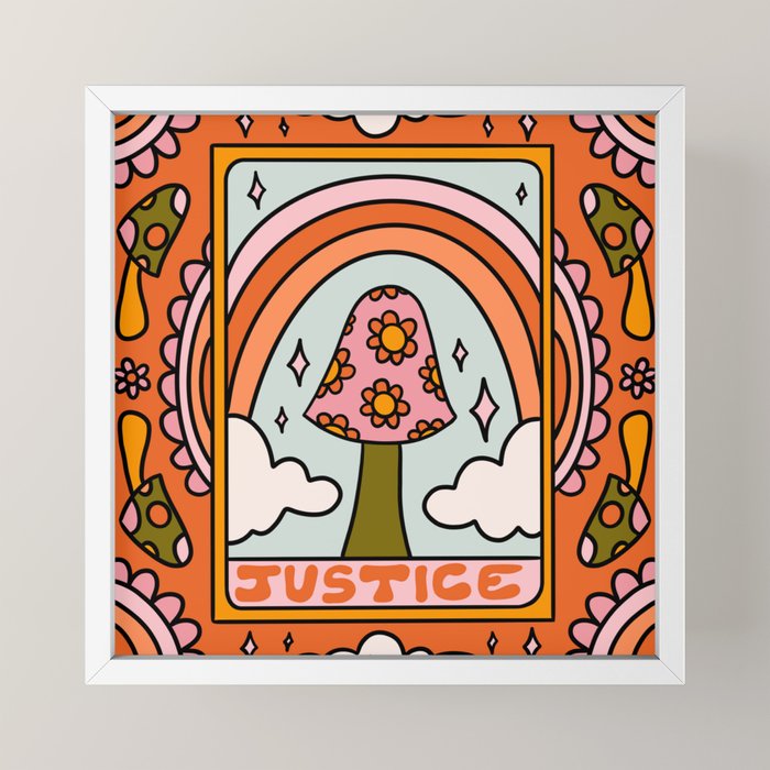 11. Justice Mushroom Mini Art Print