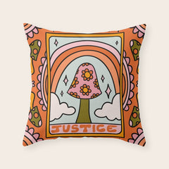 11. Justice Mushroom Throw Pillow