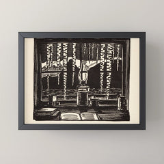 "The Cabin Window" by Rockwell Kent (1918) Mini Art Print