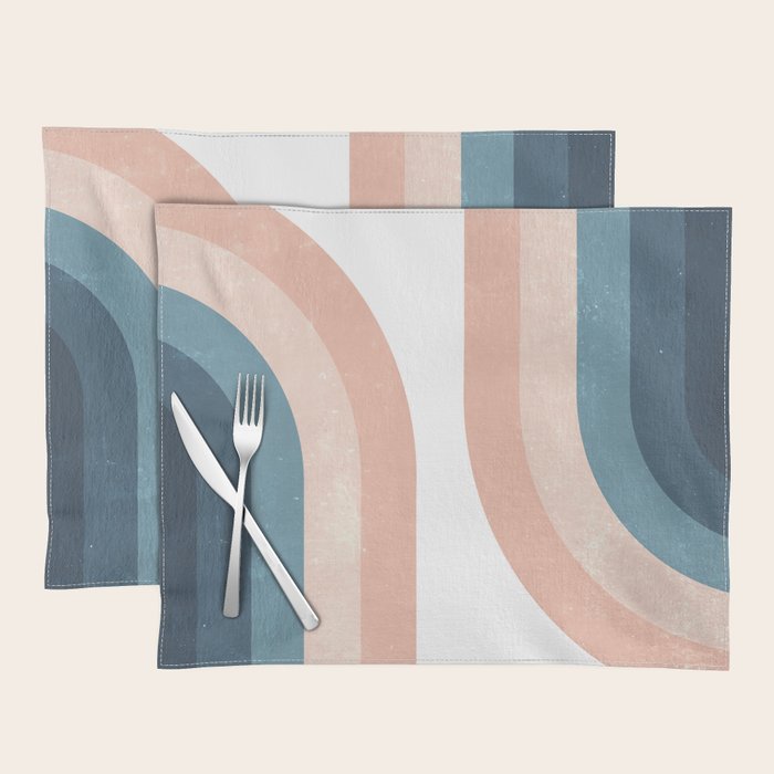 70s Rainbow Placemat
