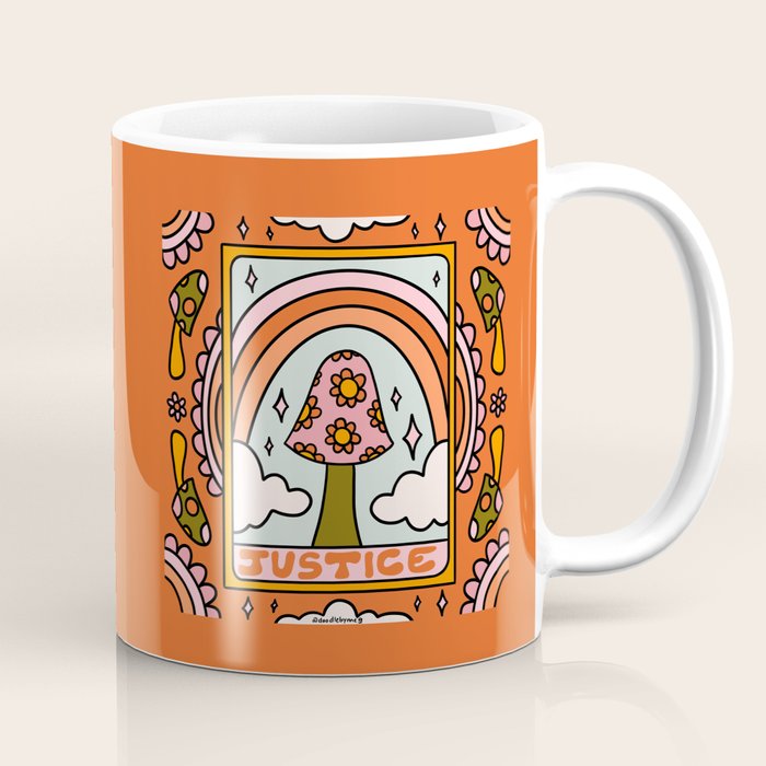 11. Justice Mushroom Coffee Mug