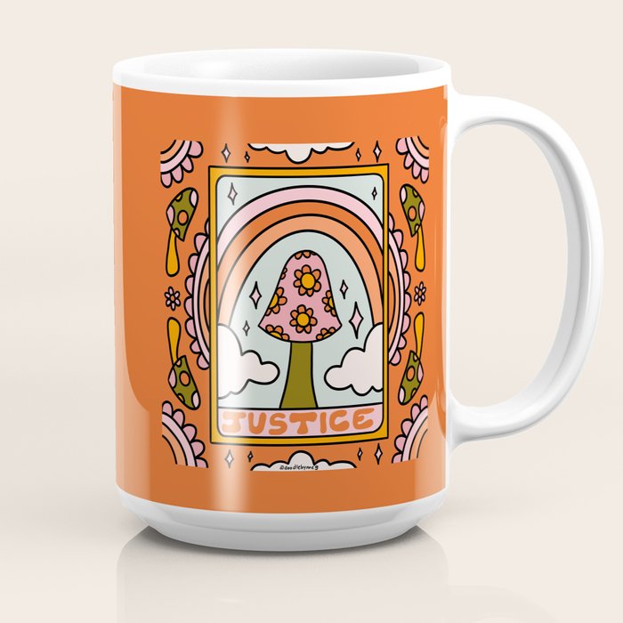 11. Justice Mushroom Coffee Mug
