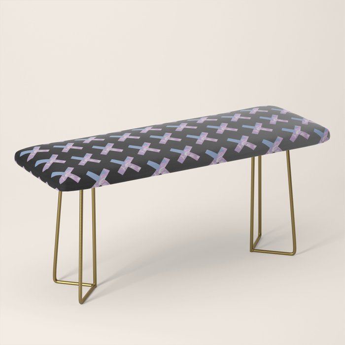 2010s era egirl x pattern Bench