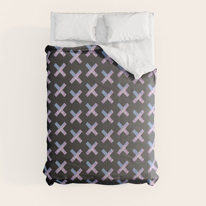 2010s era egirl x pattern Comforter
