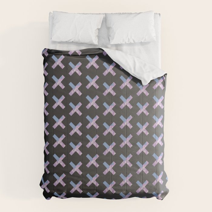 2010s era egirl x pattern Comforter