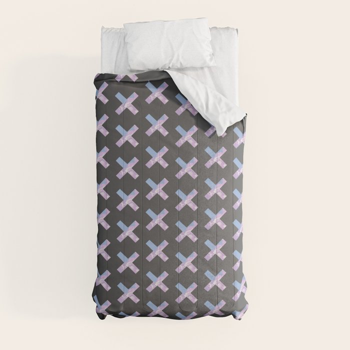 2010s era egirl x pattern Comforter