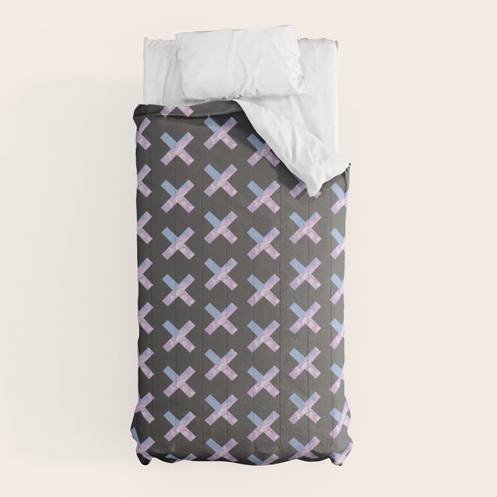 2010s era egirl x pattern Comforter