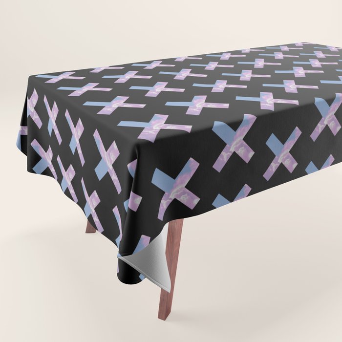 2010s era egirl x pattern Tablecloth