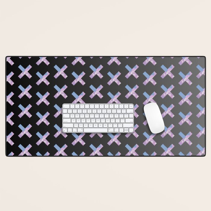 2010s era egirl x pattern Desk Mat