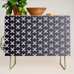 2010s era egirl x pattern Credenza