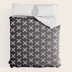 2010s era egirl x pattern Comforter