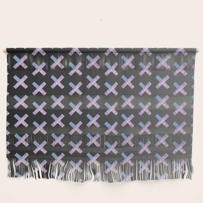 2010s era egirl x pattern Wall Hanging