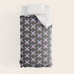 2010s era egirl x pattern Comforter