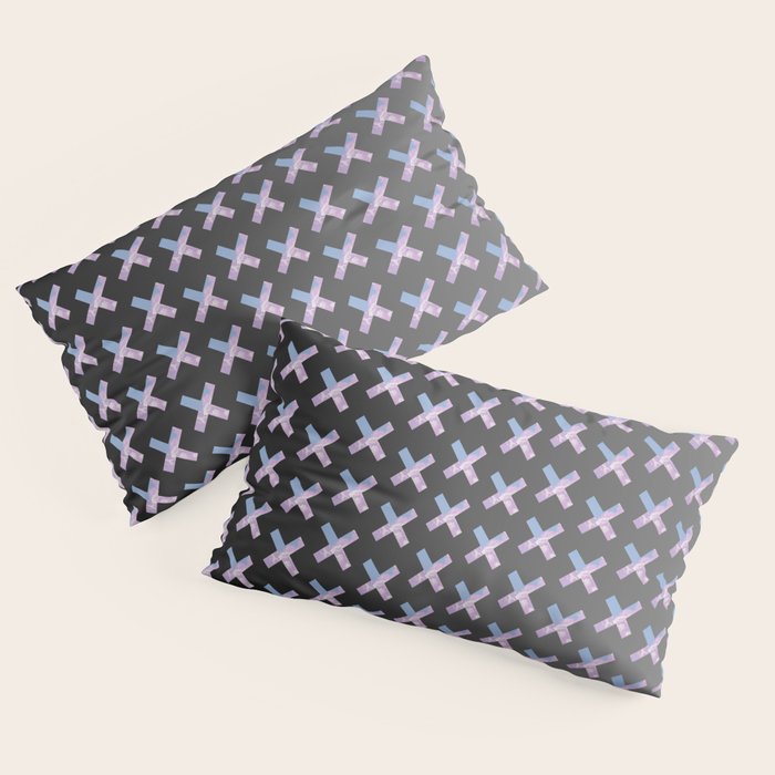 2010s era egirl x pattern Pillow Sham