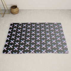 2010s era egirl x pattern Rug
