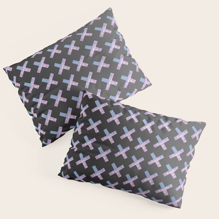 2010s era egirl x pattern Pillow Sham