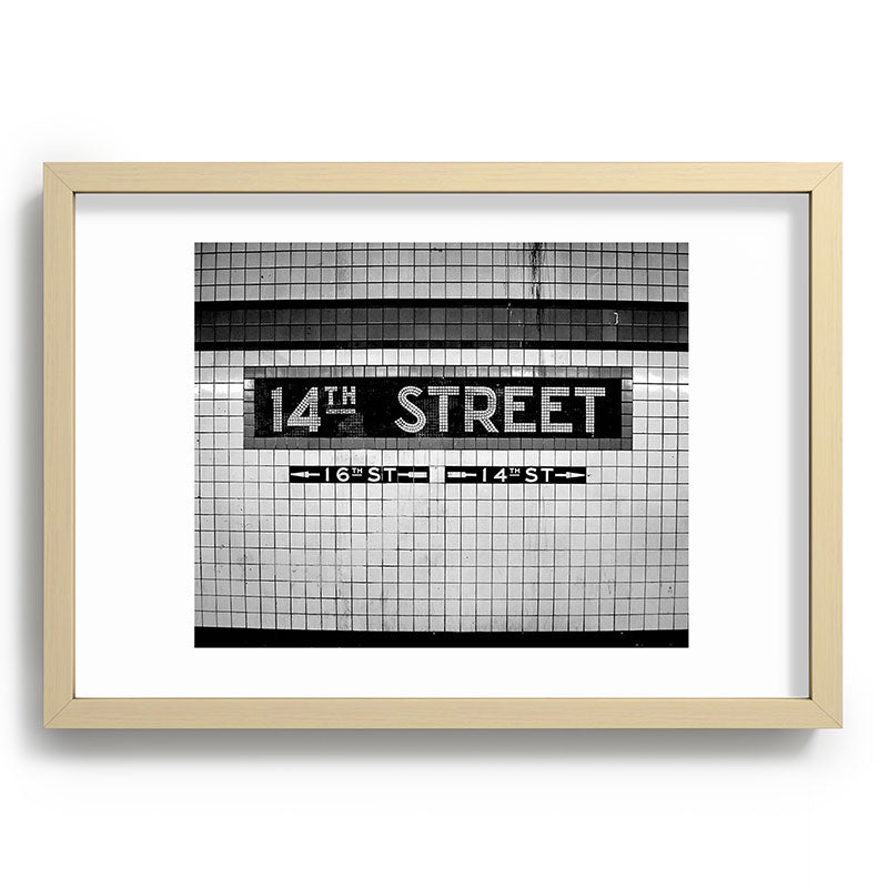 14th Street Framed Art Print