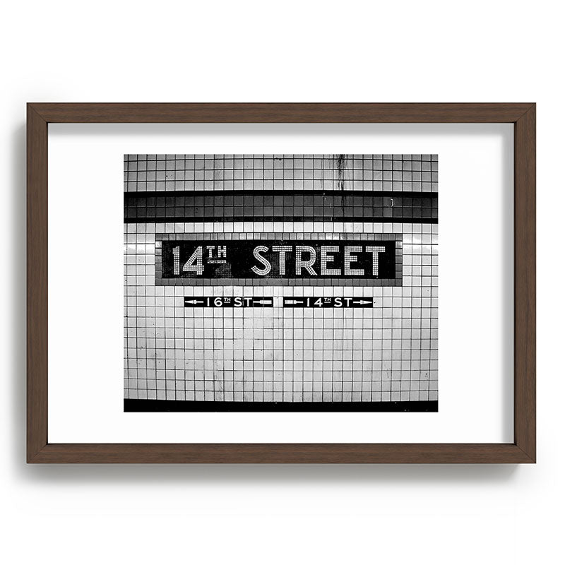 14th Street Framed Art Print