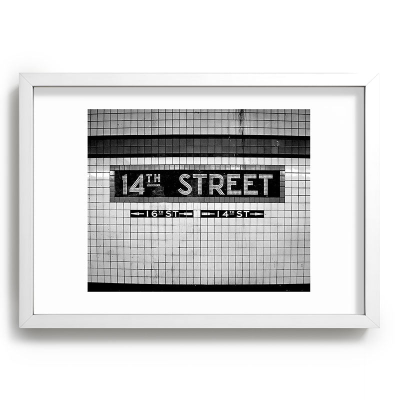 14th Street Framed Art Print