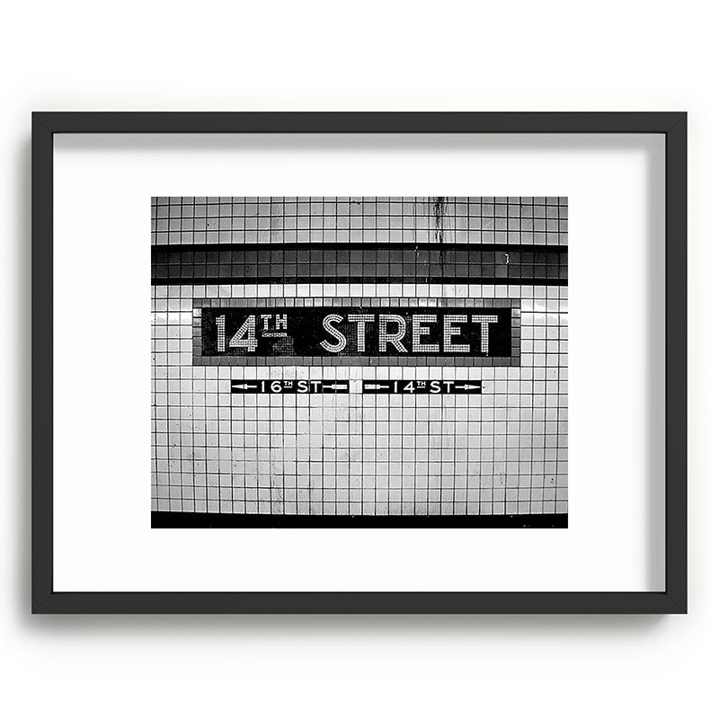 14th Street Framed Art Print