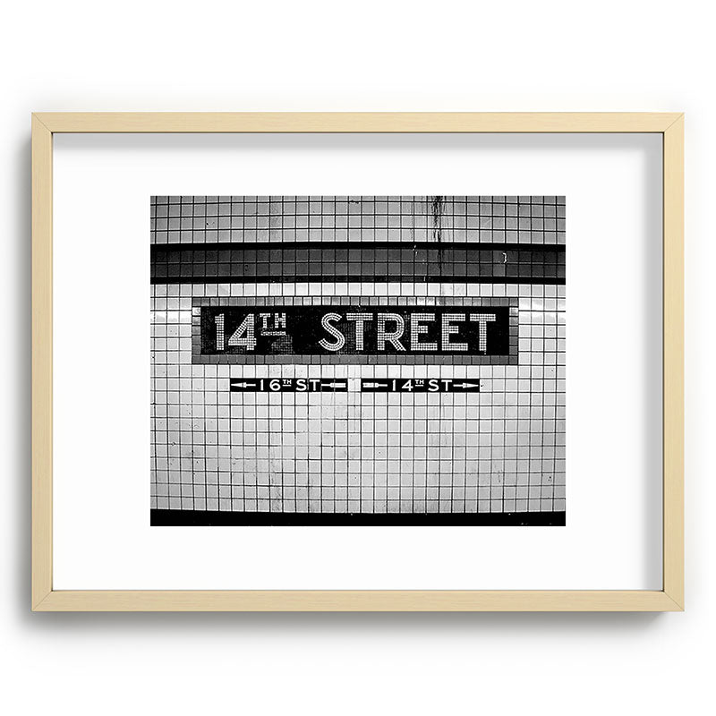 14th Street Framed Art Print