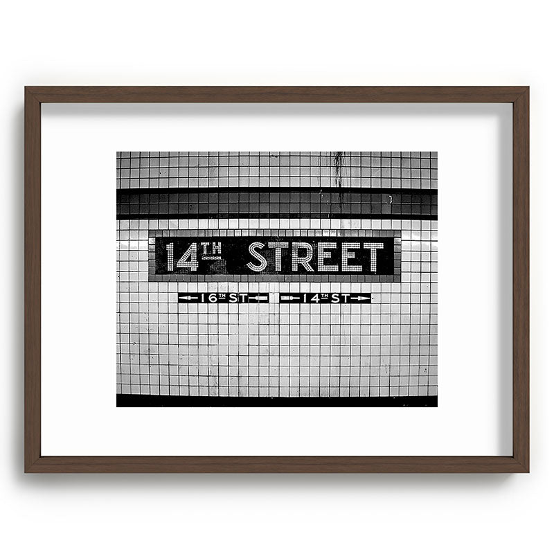 14th Street Framed Art Print
