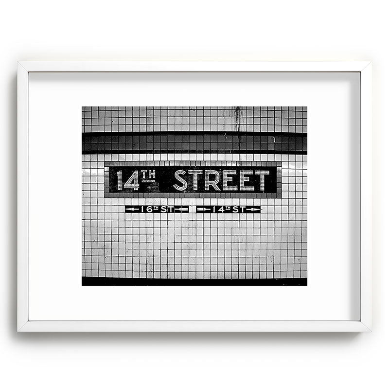 14th Street Framed Art Print