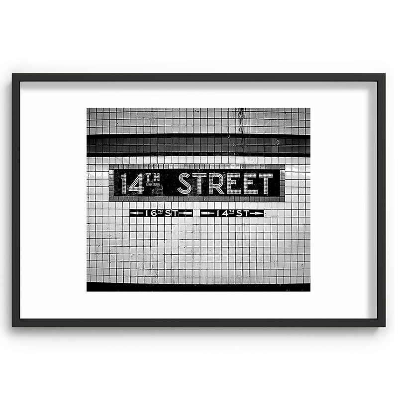 14th Street Framed Art Print