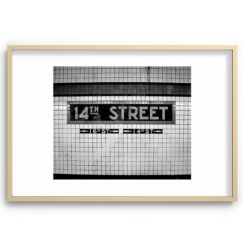 14th Street Framed Art Print