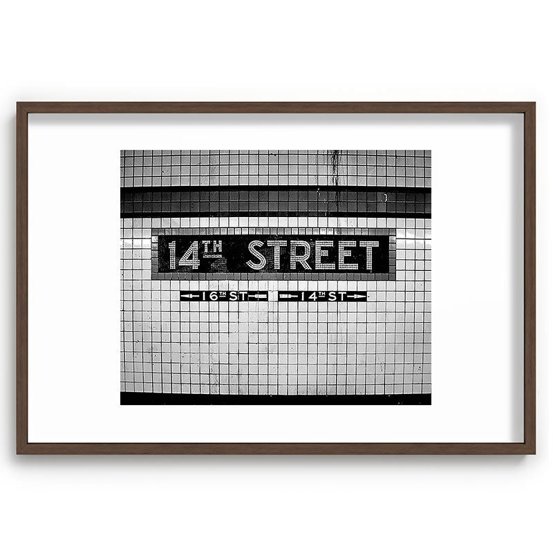 14th Street Framed Art Print