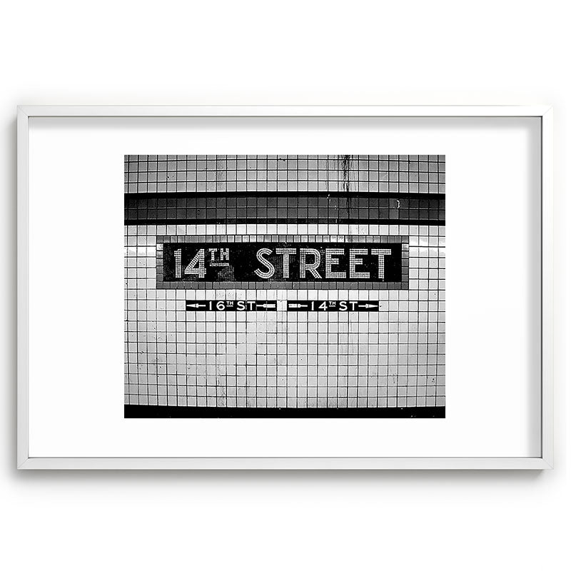 14th Street Framed Art Print