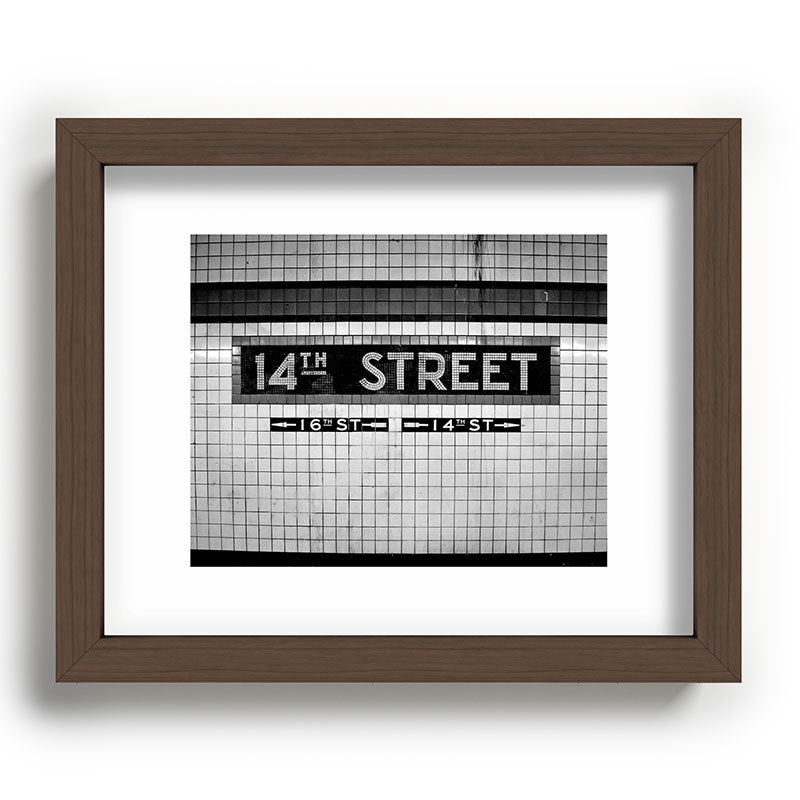 14th Street Framed Art Print