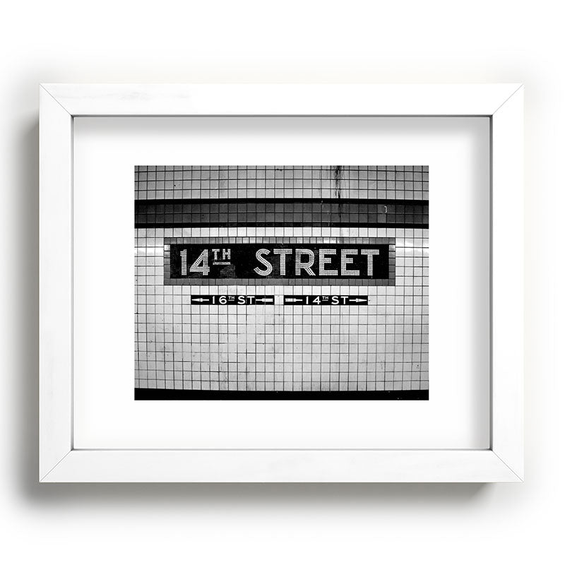 14th Street Framed Art Print