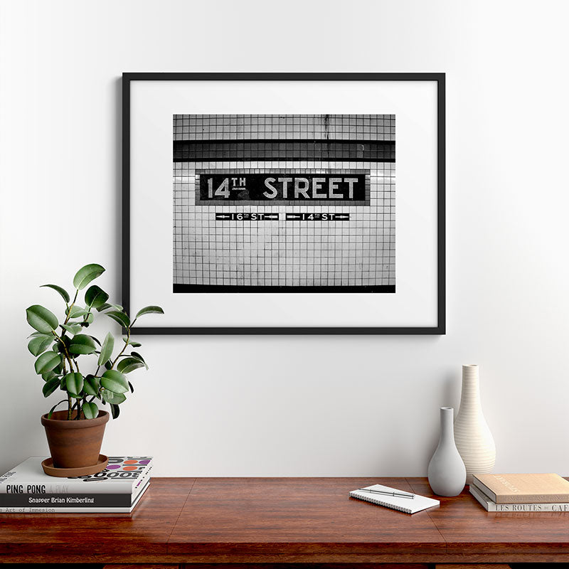14th Street Framed Art Print
