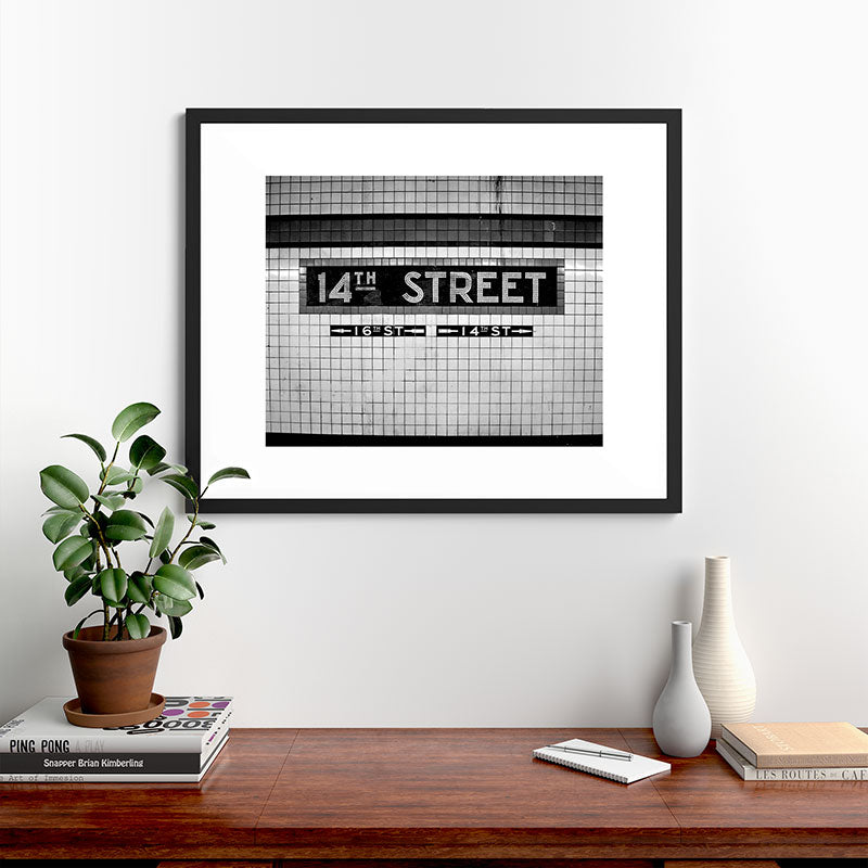 14th Street Framed Art Print