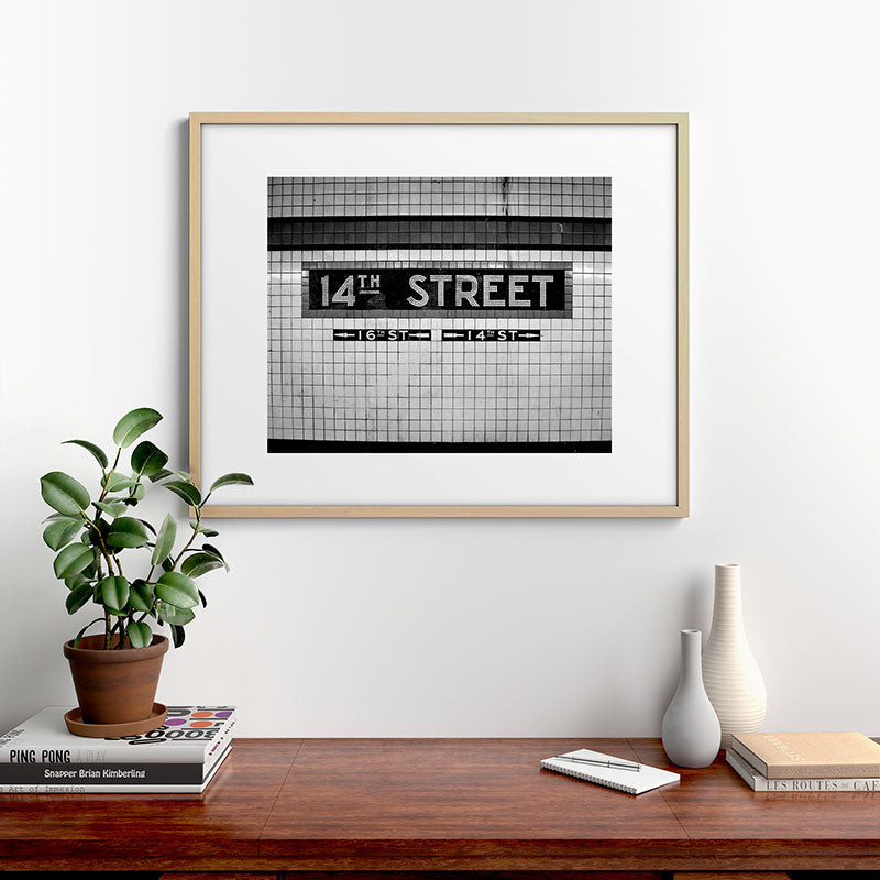 14th Street Framed Art Print